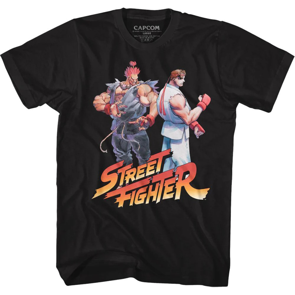 Akuma Vs Ryu Street Fighter Tshirt